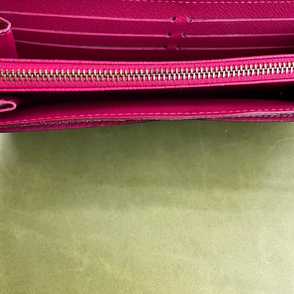 Louis Vuitton long black coated canvas monogrammed multicolour wallet - Picture 7 of 9